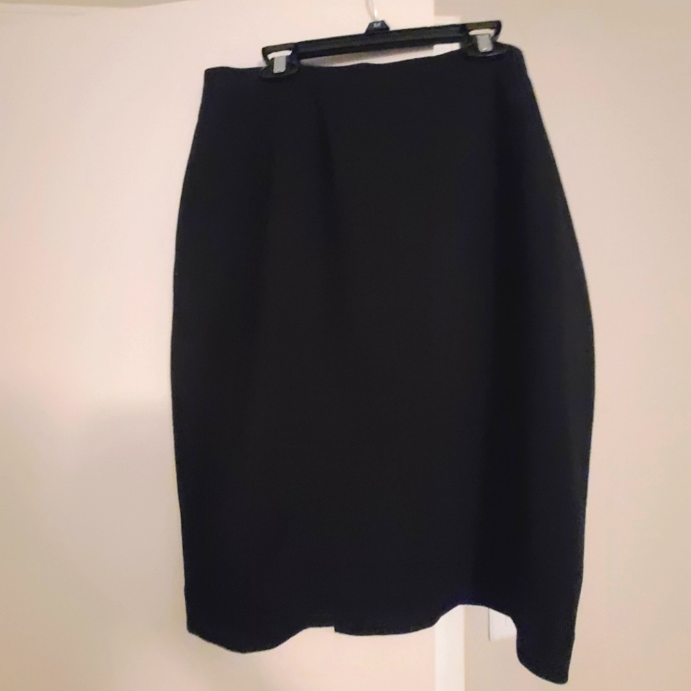 Coldwater Creek Black Pencil Skirt